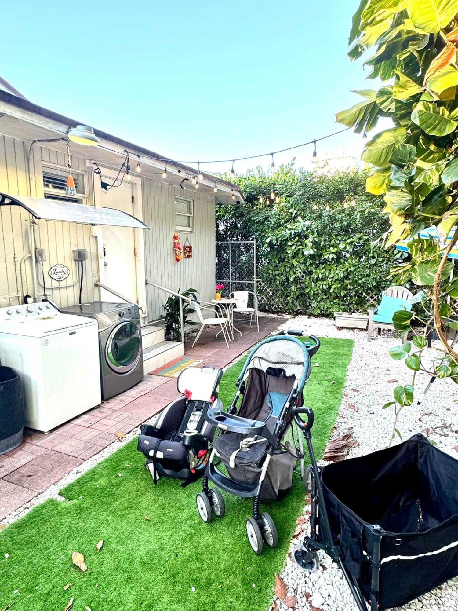 Quiet & Centrally Located House - Private Parking, Laundry And Storage For Luggage Miami Eksteriør billede